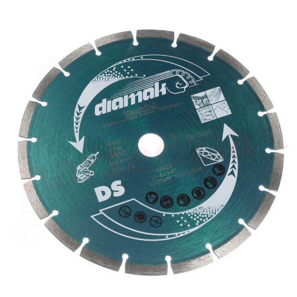 Segmentová diamantová čepel Makita 230 mm - D-61145