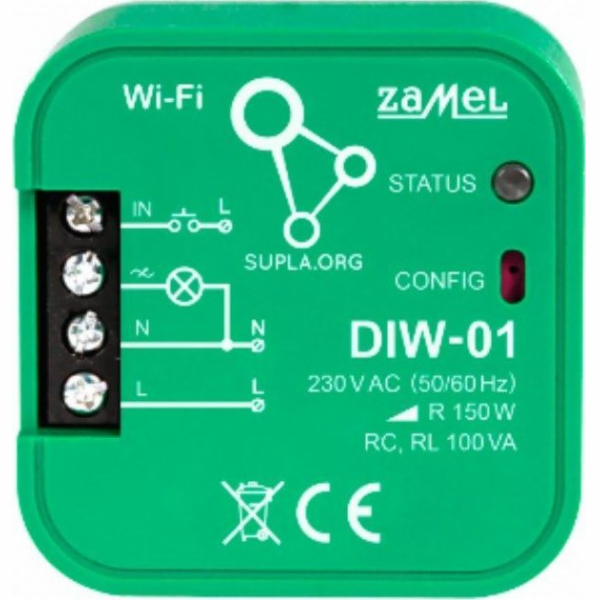 Zamel Supla - Wi-Fi stmívač osvětlení DIW-01