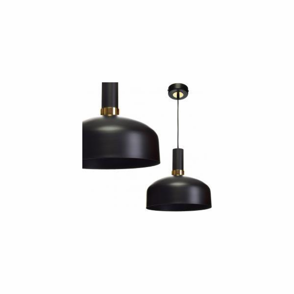 Závěsná lampa Milagro Závěsná lampa MALMO BLACK/GOLD 1xE2...