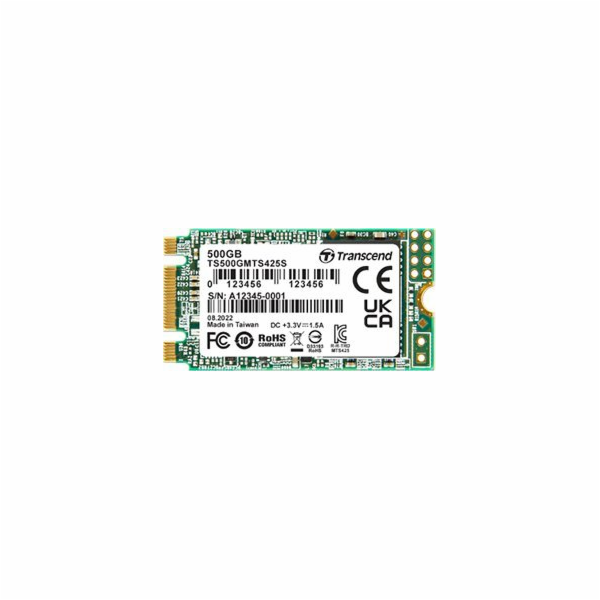 Transcend MTS425S 500 GB M.2 2242 SATA III SSD (LE15)