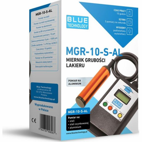 Tloušťkoměr barvy MGR-10-S-AL