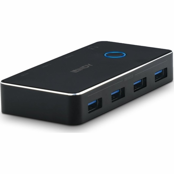 Lindy USB HUB Adaptér Lindy USB 3.0 Sharing Switch 2:4