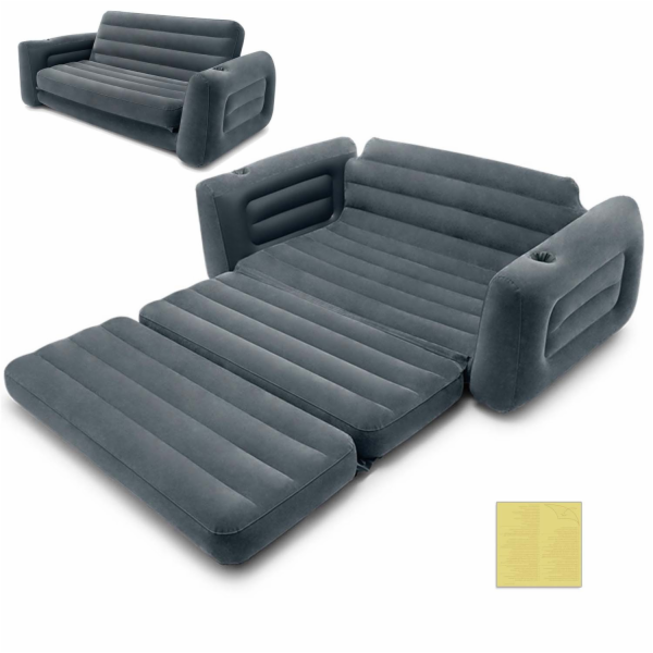 Intex Inflatable Sofa 2v1 polohovací křeslo (66552)