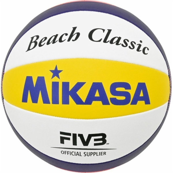 Mikasa Plážový volejbal Mikasa Beach Classic bílo-žluto-m...