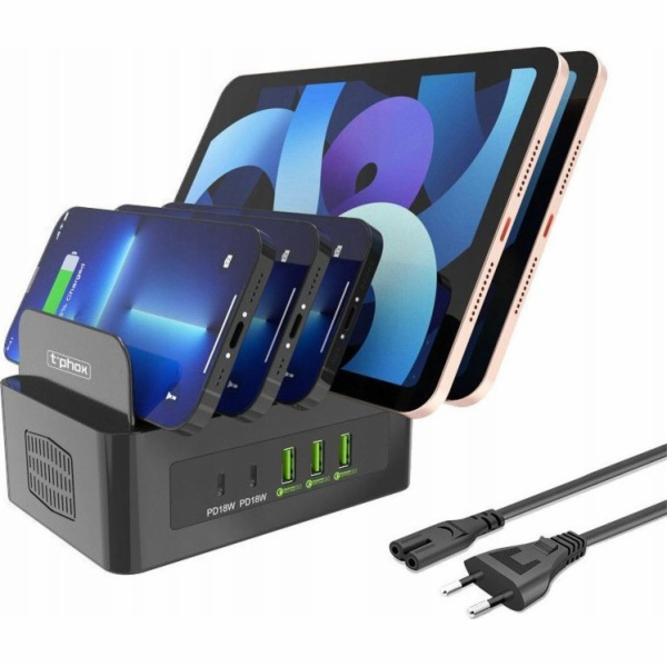 Nabíječka T-Phox LAD SIEC T-PHOX POWERHUB DUAL PORT 100W ...