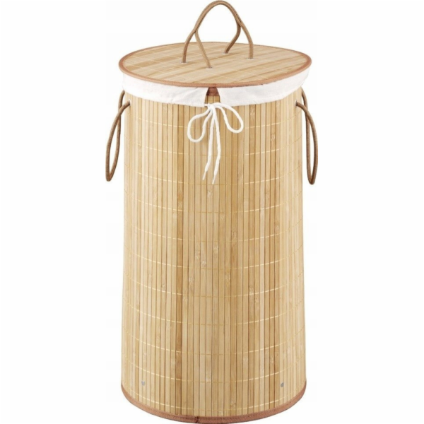 Koš na prádlo Zeller Bamboo, světle hnědý, 55 litrů, svět...