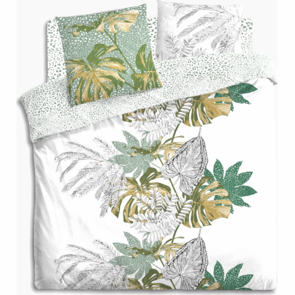 Atmosphera Bavlněné povlečení pro 2 osoby MONSTERA, 240x2...