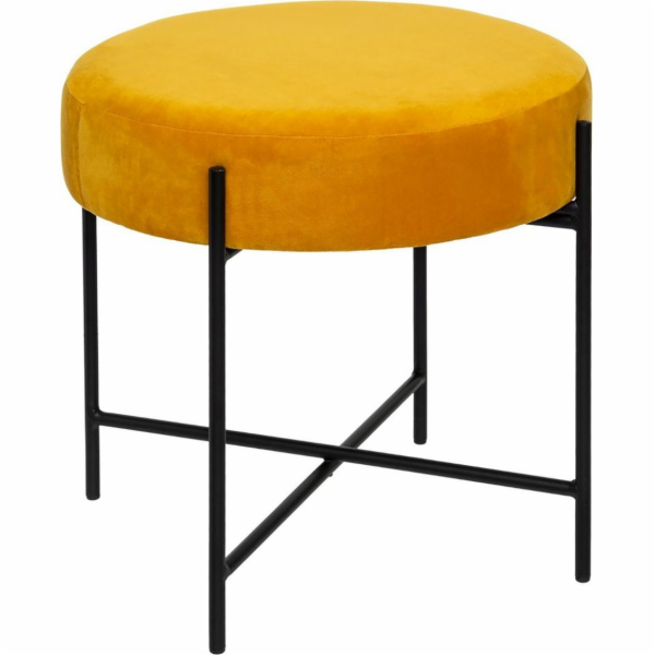 Sametový taburet Atmosphera ARTY, O 47 cm