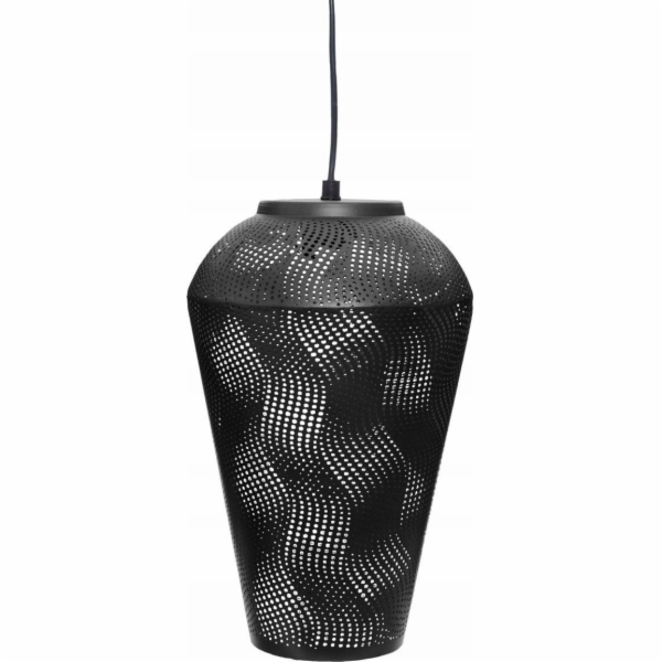 Závěsná lampa Atmosphera CALIO, 32 cm, černá