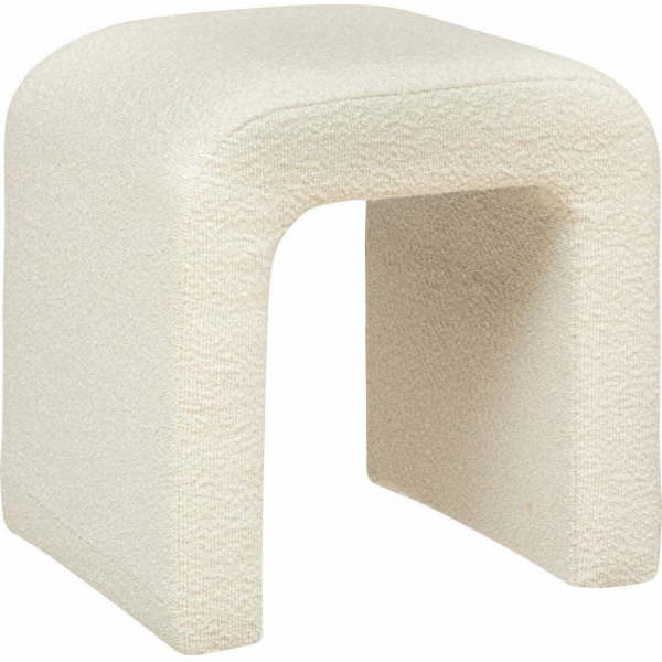 Taburetka Atmosphera Bow bouclé SEVI, výška 43 cm