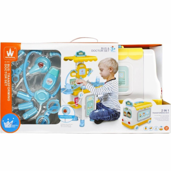Mega Creative DOKTORSKÁ SADA AUTOKANCELÁŘ 2V1 B/O 37X57X2...