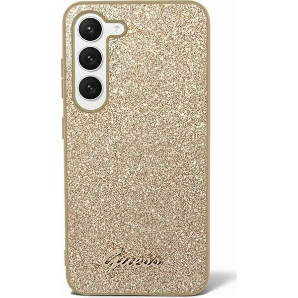 Guess Guess Guess Glitter Flakes kovové logo pouzdro – Sa...