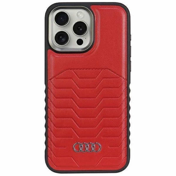 Audi Audi Synthetic Leather MagSafe iPhone 15 Pro Max 6.7...