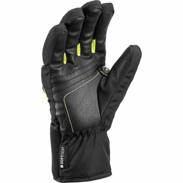 Leki LEKI GLOVES Griffin 3D Junior black/yellow 5.0
