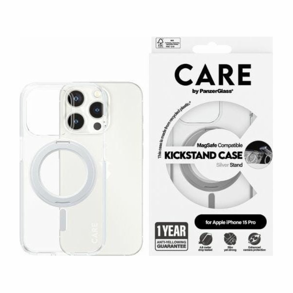 PanzerGlass CARE by PanzerGlass Kickstand Case iPhone 15 ...