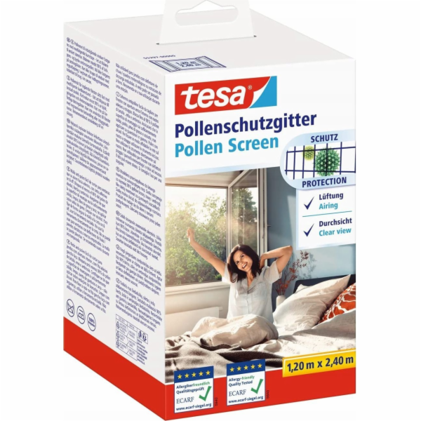 Tesa tesa Pollenschutz-Gitter 1,2mx 2,4m anthrazit
