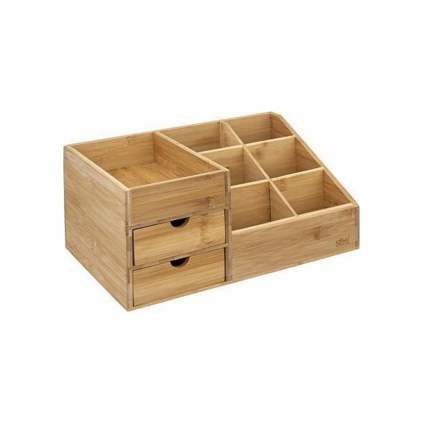555 Bamboo organizér na kosmetiku, 3 zásuvky