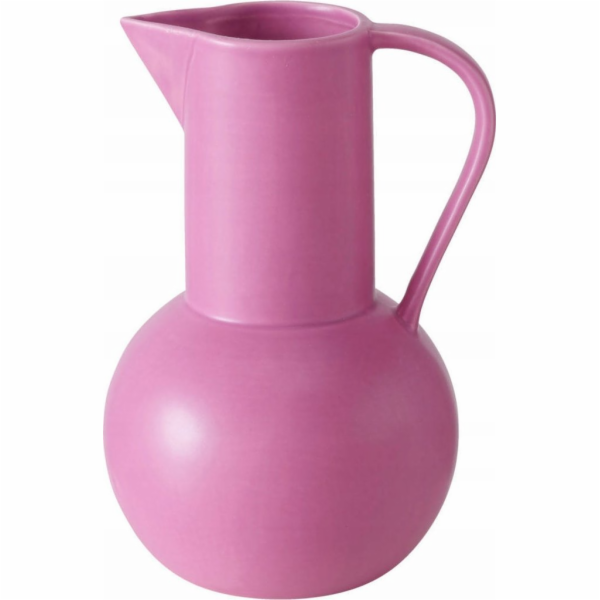Boltze Růžová dekorativní váza Zuky, matná kamenina, výšk...
