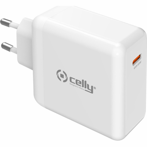 Nabíječka Celly TC 1 USB-C 65W GAN WH