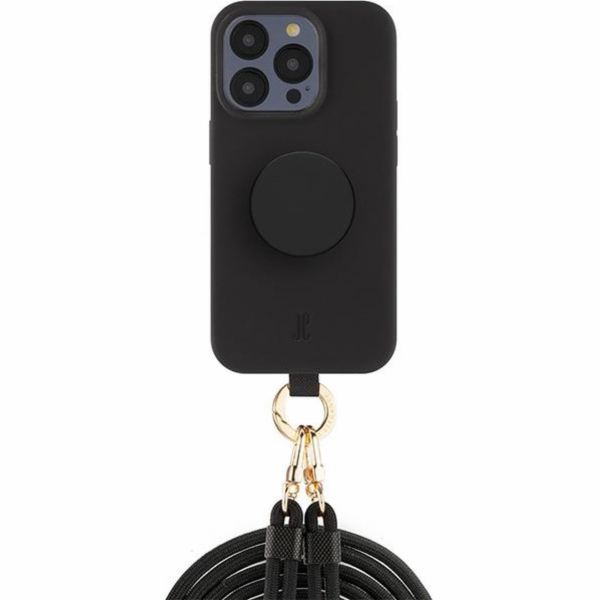Pouzdro Just Elegance JE 3v1 PopGrip iPhone 15 Pro 6.1 Bl...