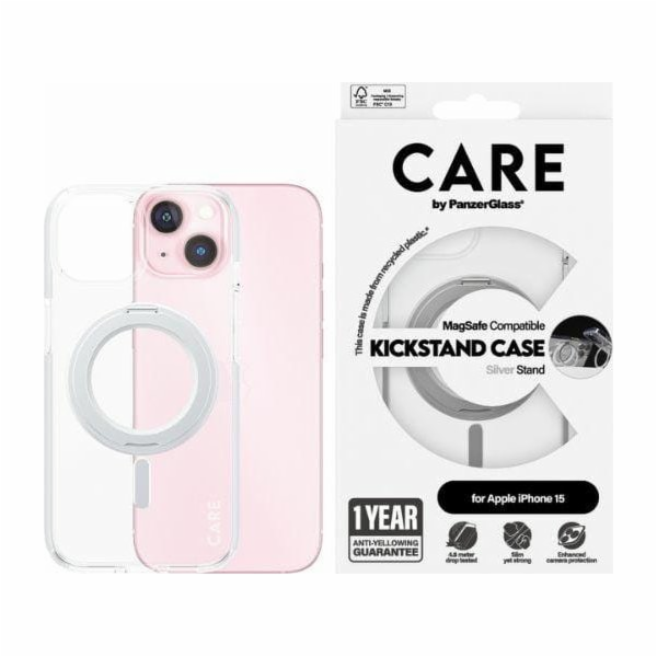 PanzerGlass CARE by PanzerGlass Kickstand Case iPhone 15 ...