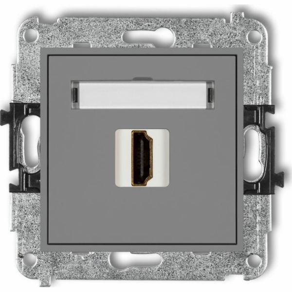 Karlik Jednozásuvka Karlik Mini 27MHDMI-3 HDMI 2.0 matná ...