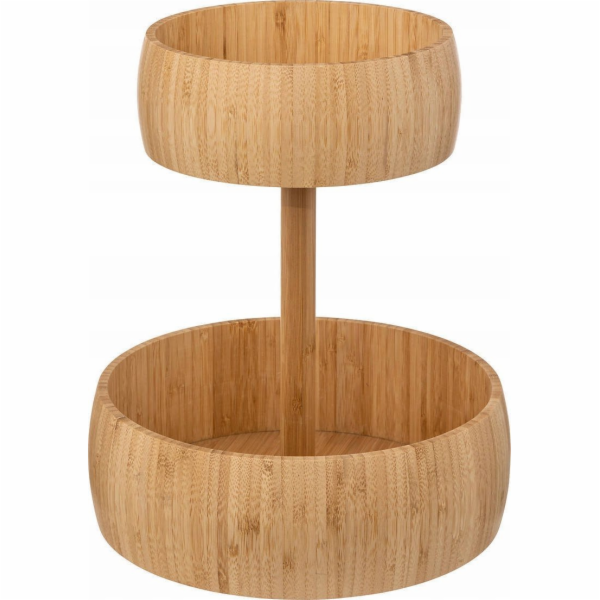555 Bambusový talíř na ovoce, 2 úrovně, O 29 cm