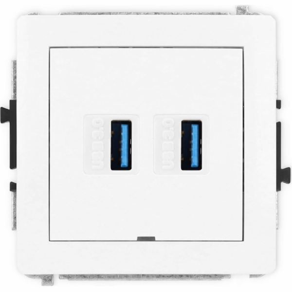 Karlík Dvojzásuvka 2xUSB AA 3.0 Karlík Deco DGUSBBO-6 bez...