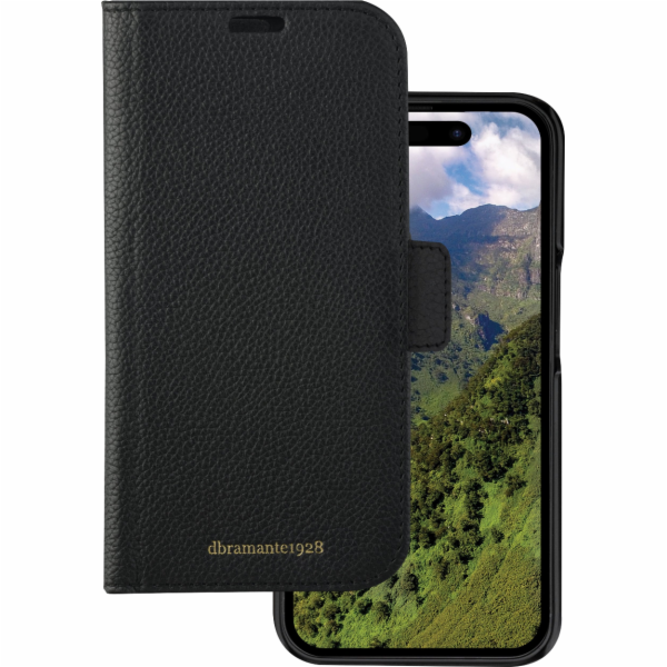 dbramante New York - Kožená peněženka 2 v 1 pro iPhone 15...