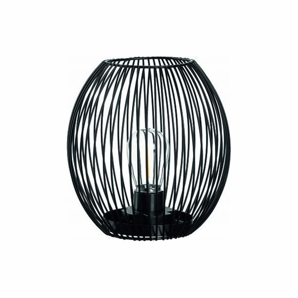 Leonardo LED Lucerna Černá 18cm CASOLARE - Leonardo