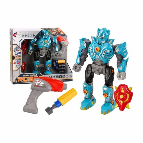 LeanToys Robot Twister Weapon Vrtačka Šroubovák Světlý zv...