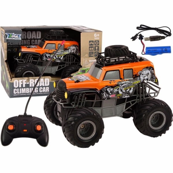 LeanToys dálkově ovládané auto RC Off-road 1:16 oranžová