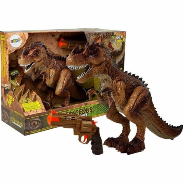 Vodní parní pistole LeanToys Pohyblivý dinosaurus Tyranno...