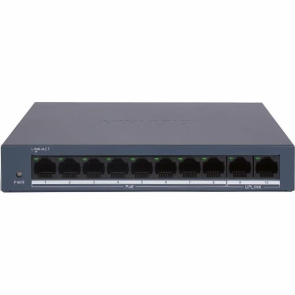 Vypínač Hikvision SPÍNAČ POE DS-XS0110-P 8-PORTOVÝ Hikvision