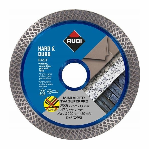Rubi RUBI TVA DIAMANTOVÁ ČEPEL 85mm SUPERPRO MINI VIPER