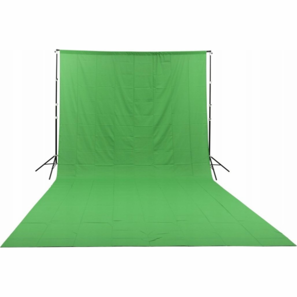 GlareOne GlareOne Green Screen - zelené látkové pozadí 3x6
