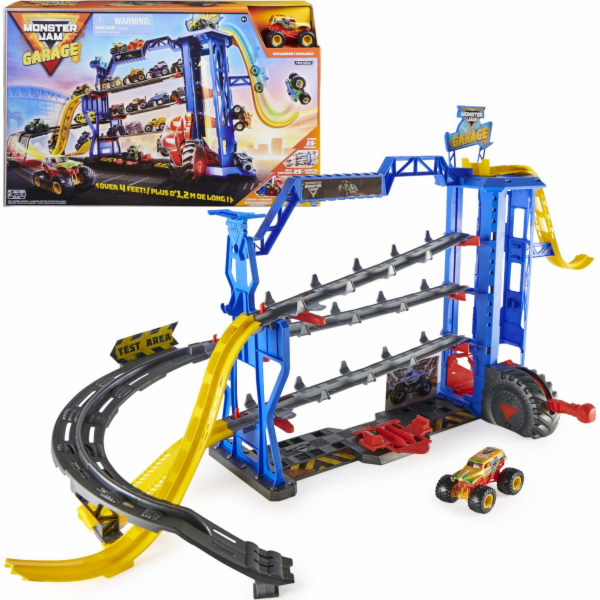 Spin Master Monster Jam Garage Track sada + auto