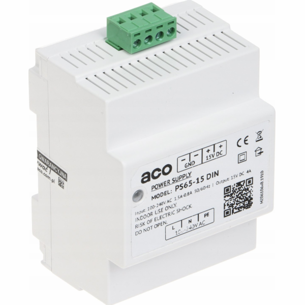 SPÍNANÝ NAPÁJECÍ ZDROJ PS65-15-DIN ACO