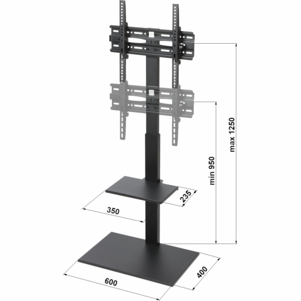 Brateck UPEVNĚNÍ NA TV NEBO MONITOR BRATECK-FS22-44TP