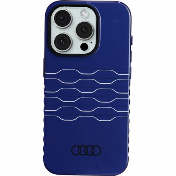 Audi Audi IML MagSafe Case iPhone 15 Pro 6.1 modrý/námořn...