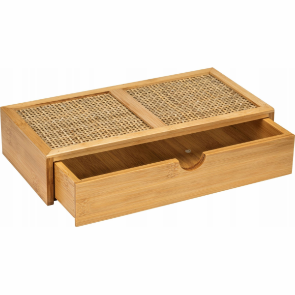 Zásuvka na kosmetiku Wenko ALLEGRE BAMBOO, 28 x 6 x 14 cm...