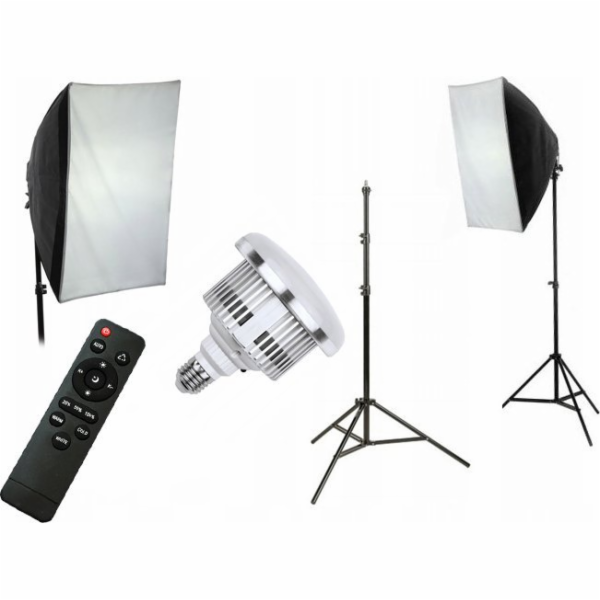Studio Kit Xrec Kit 5v1 Led lampa 200w (1600w) 3000-6500k...