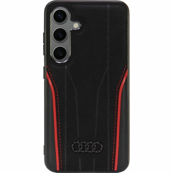 Audi originální kožený kufr MagSafe S24 S921 černo-červen...