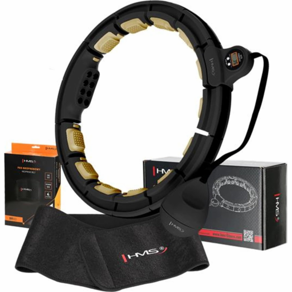 HMS MAGNETIC HULA HOP SET ČERNÁ/ZLATÁ HHM13 S HMS POČÍTAČ...