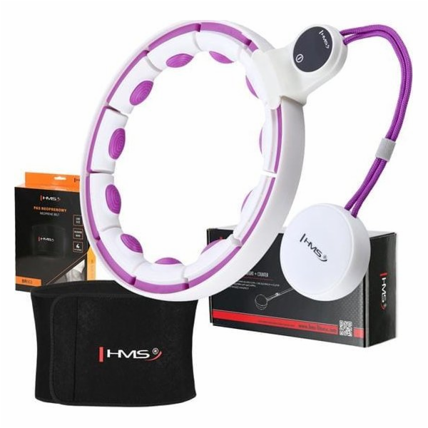 HMS MAGNETICKÝ HULA HOP SET BÍLÁ/FIALOVÁ HHM17 S HMS POČÍ...