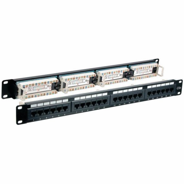 EFB Patch panel 1U 24x RJ45 Cat.5e UTP (37584.1)