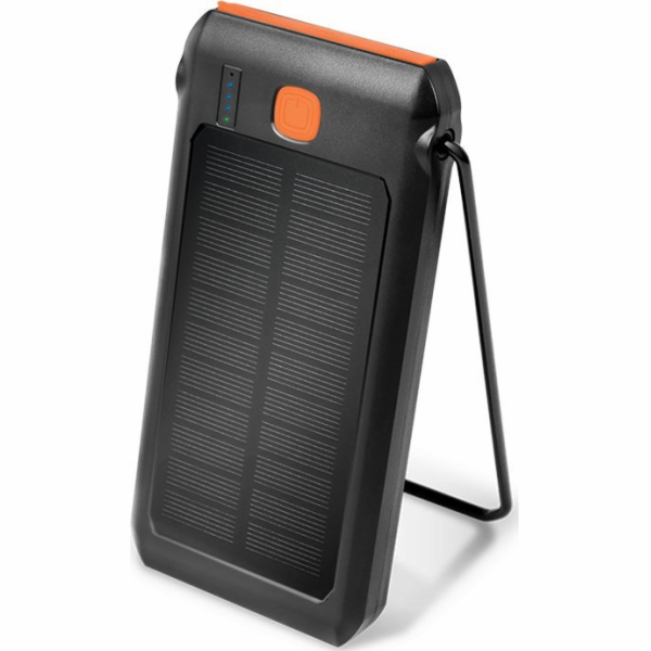 Power Bank LogiLink Solar 10000mAh černá
