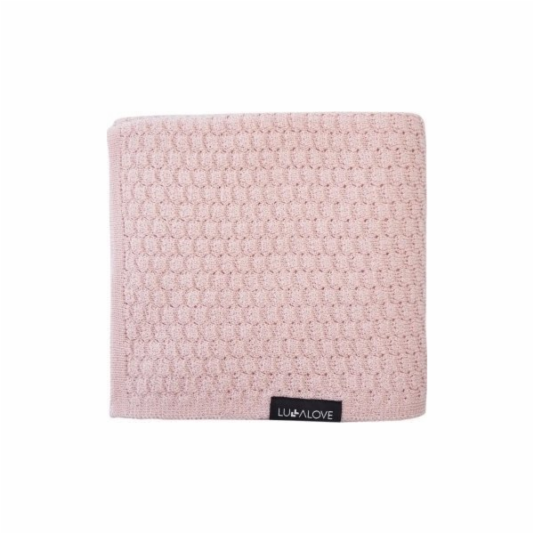 LullaLove Deka/zavinovačka merino PREMIUM - pudrově růžov...