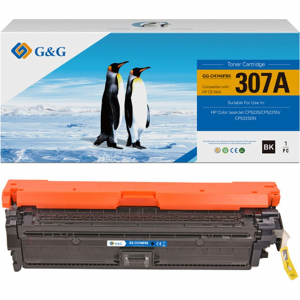 G&G toner G&G kompatibilní toner s HP CE740A, NT-CH740FBK...