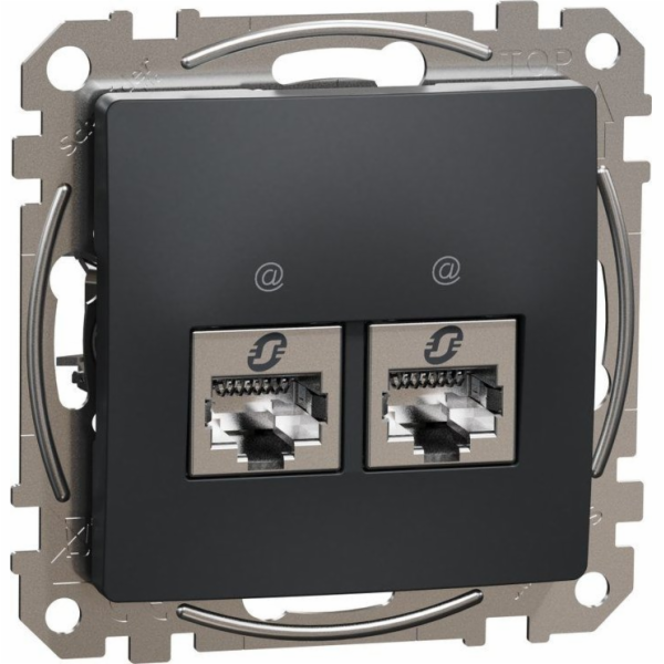 Schneider Electric GN.KOMP.2XRJ45 6STP BLACK ANTR.EDNA DES